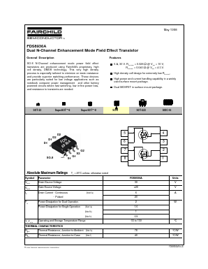 FDS8936 Datasheet PDF Fairchild Semiconductor