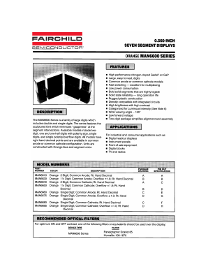 MAN6675 Datasheet PDF Fairchild Semiconductor