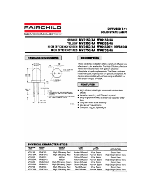 MV5453 Datasheet PDF Fairchild Semiconductor