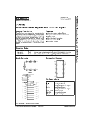 74AC648SC_NL Datasheet PDF Fairchild Semiconductor