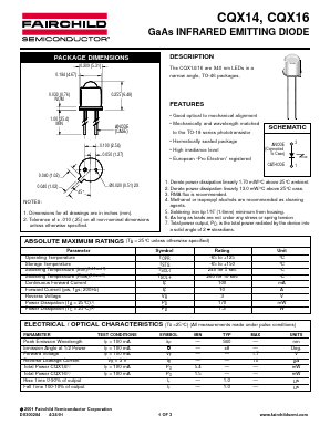 CQX14 Datasheet PDF Fairchild Semiconductor