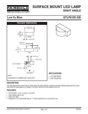 QTLP610C-EB Datasheet PDF Fairchild Semiconductor