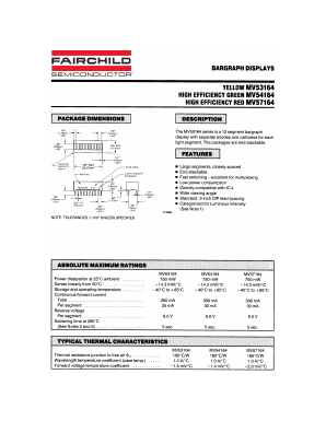 MV54164 Datasheet PDF Fairchild Semiconductor