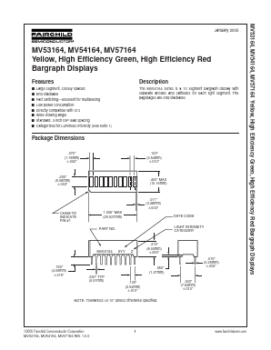 MV53164 Datasheet PDF Fairchild Semiconductor