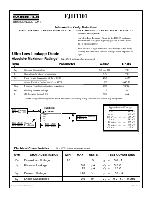 FJH1101 Datasheet PDF Fairchild Semiconductor