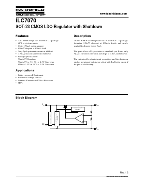 ILC7070HCM-50 Datasheet PDF Fairchild Semiconductor