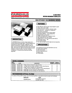 MAN6910 Datasheet PDF Fairchild Semiconductor
