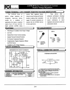 LM78L05 Datasheet PDF First Components International