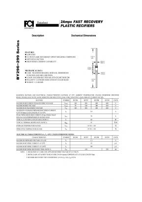 BY296 Datasheet PDF First Components International
