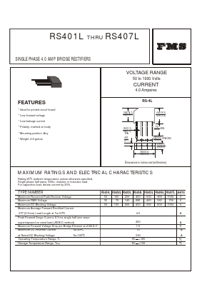 RS401L Datasheet PDF Formosa Technology