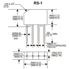 RS101 Datasheet PDF Formosa Technology