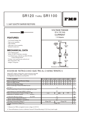 SR120_ Datasheet PDF Formosa Technology
