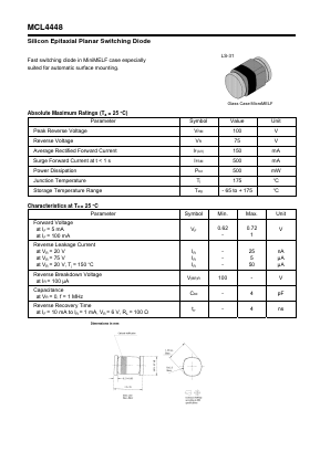 MCL4448 Datasheet PDF Formosa Technology