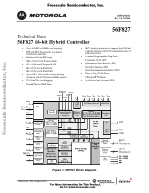56F827 Datasheet PDF Freescale Semiconductor