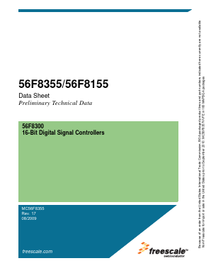 MC56F8155VFG Datasheet PDF Freescale Semiconductor