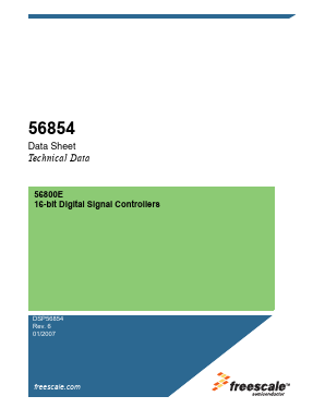 DSP56854E Datasheet PDF Freescale Semiconductor