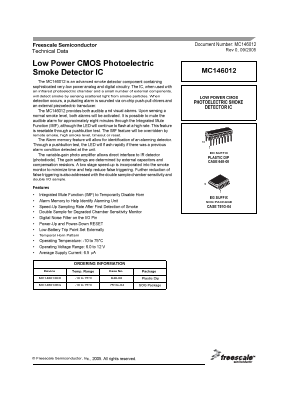 MC146012EG Datasheet PDF Freescale Semiconductor