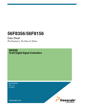 MC56F8156E Datasheet PDF Freescale Semiconductor