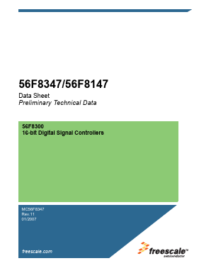 56F8147 Datasheet PDF Freescale Semiconductor