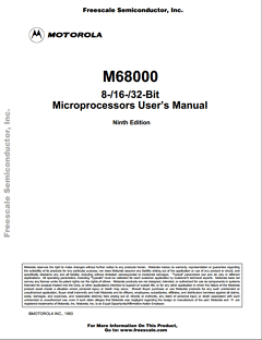 MC68EC000 Datasheet PDF Freescale Semiconductor