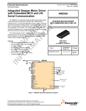908E626 Datasheet PDF Freescale Semiconductor