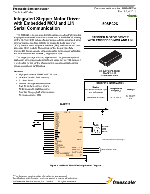 908E626 Datasheet PDF Freescale Semiconductor