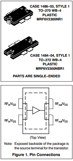 MRF6V2300NBR1 Datasheet PDF Freescale Semiconductor
