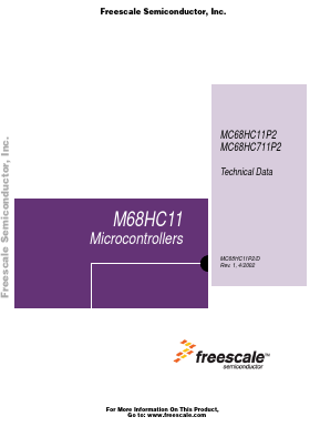 MC68HC11P2 Datasheet PDF Freescale Semiconductor