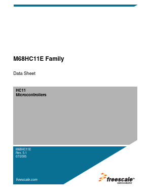 MC68HC811E2CFN2 Datasheet PDF Freescale Semiconductor