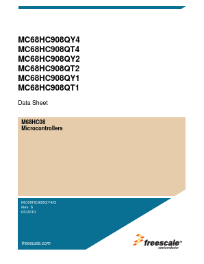 MC908QT1PE Datasheet PDF Freescale Semiconductor