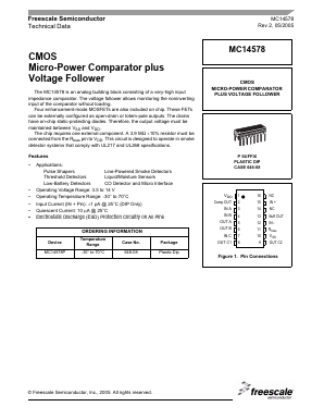 MC14578P Datasheet PDF Freescale Semiconductor