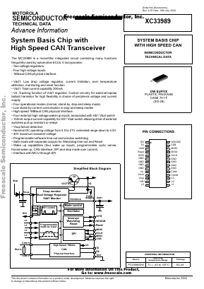 PC33989DW Datasheet PDF Freescale Semiconductor