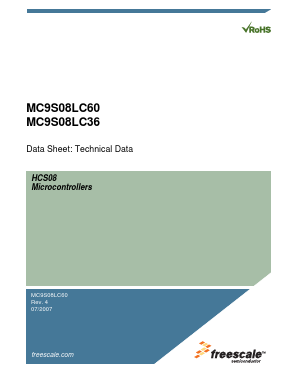 MC9S08LC36 Datasheet PDF Freescale Semiconductor