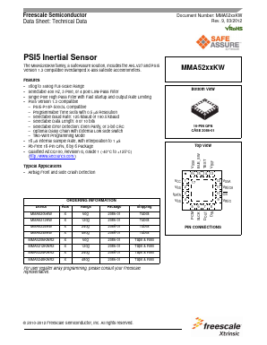 MMA5224KWR2 Datasheet PDF Freescale Semiconductor