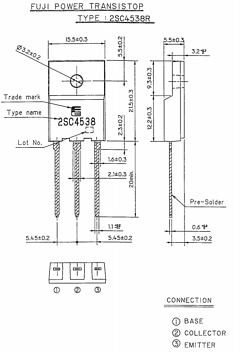 2SC4538R Datasheet PDF Fuji Electric