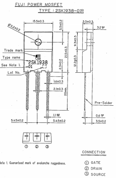 2SK1928-01R Datasheet PDF Fuji Electric