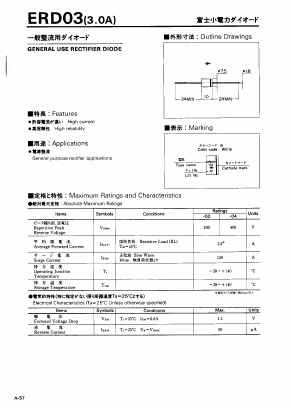 ERD03 Datasheet PDF Fuji Electric