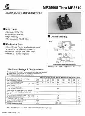 MP3506 Datasheet PDF Fuji Electric