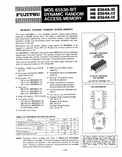 MB8264A-15 Datasheet PDF Fujitsu