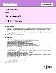 CA91 Datasheet PDF Fujitsu