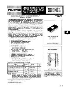 27C1028 Datasheet PDF Fujitsu