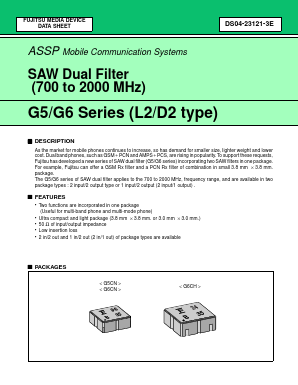 FAR-G6CN-1G8950-L233-W Datasheet PDF Fujitsu