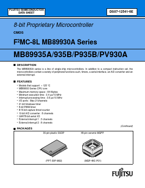 MB8993X Datasheet PDF Fujitsu
