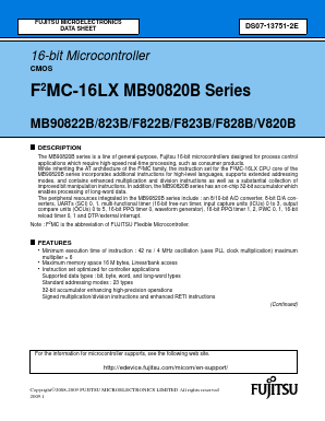 MB90F823BPMC1 Datasheet PDF Fujitsu