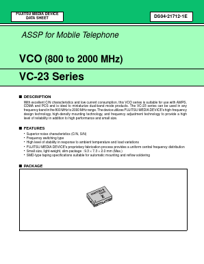 VC-23 Datasheet PDF Fujitsu