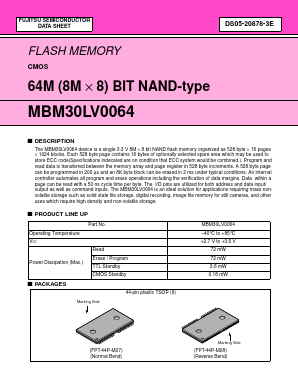 MBM30LV0064 Datasheet PDF Fujitsu