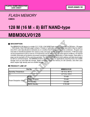 MBM30LV0128-PFTR Datasheet PDF Fujitsu