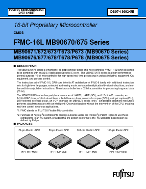 MB90678PFV Datasheet PDF Fujitsu