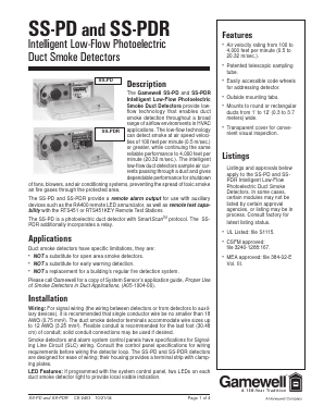 ST-1.5 Datasheet PDF Gamewell-FCI by Honeywell