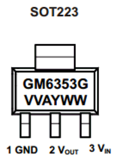 GM6353-1.5ST3RG Datasheet PDF Gamma Microelectronics Inc.